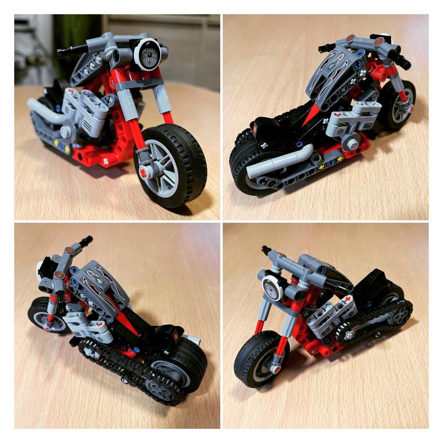 After 3 months. Had some time to build. #Lego #42132 #Motorcycle