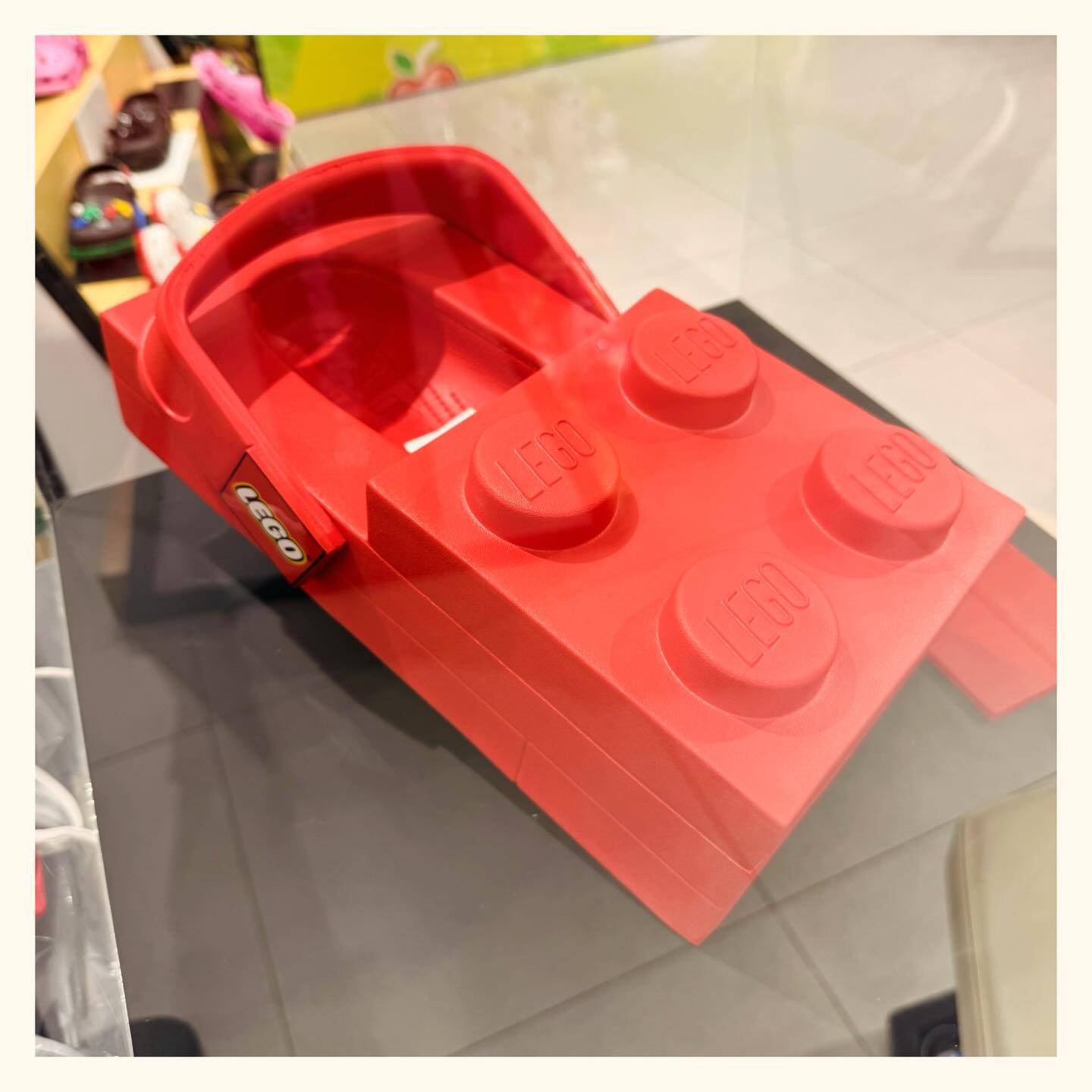 It’s a real shoe. #Crocs #Lego